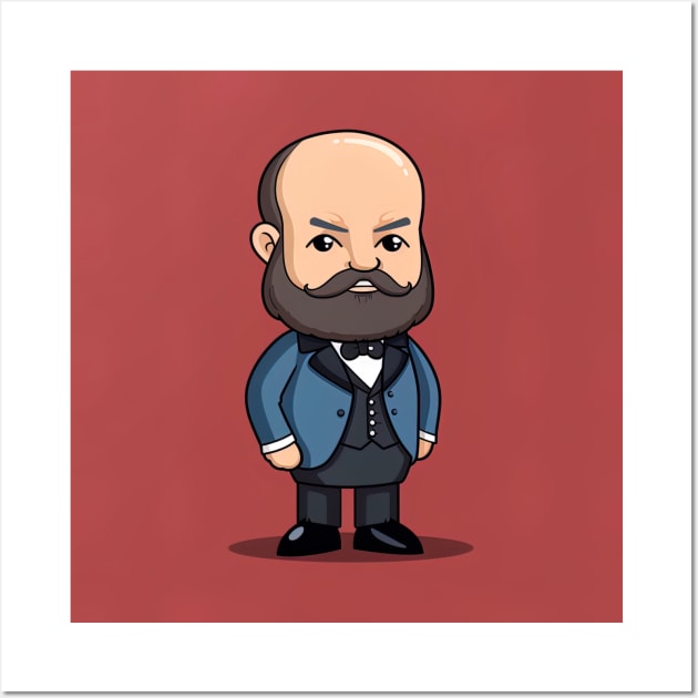 James A. Garfield Wall Art by ComicsFactory